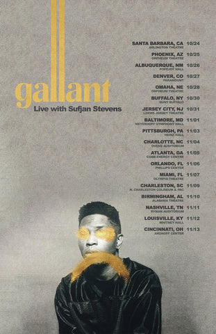 ANNOUNCED: Gallant, Live with Sufjan Stevens